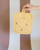 Yellow Embroidered Pot Holder by Galley & Fen
