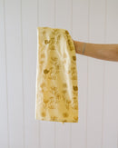 Yellow Poppy Embroidered Dish Towel by Galley & Fen