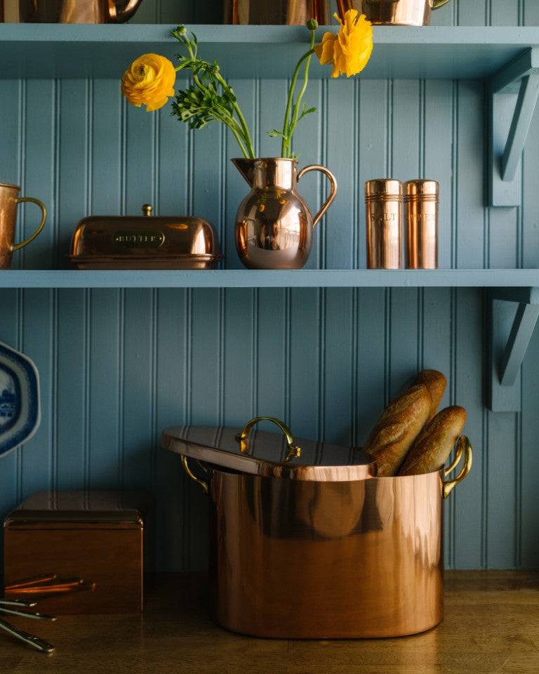 Copper Bread Box with Brass Handles, photo 6 of 15