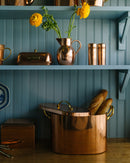 Copper Bread Box with Brass Handles by Galley & Fen