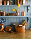 Copper Bread Box with Brass Handles by Galley & Fen