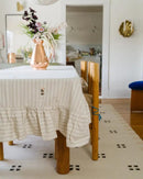 Frances Ruffled Tablecloth by Galley & Fen