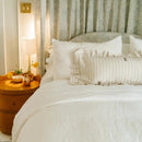 Frances Ruffled Lumbar Pillow by Galley & Fen