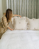 Frances Ruffled Pillow by Galley & Fen