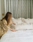 Frances Ruffled Lumbar Pillow by Galley & Fen