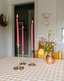 Brass Candle Holders by Galley & Fen