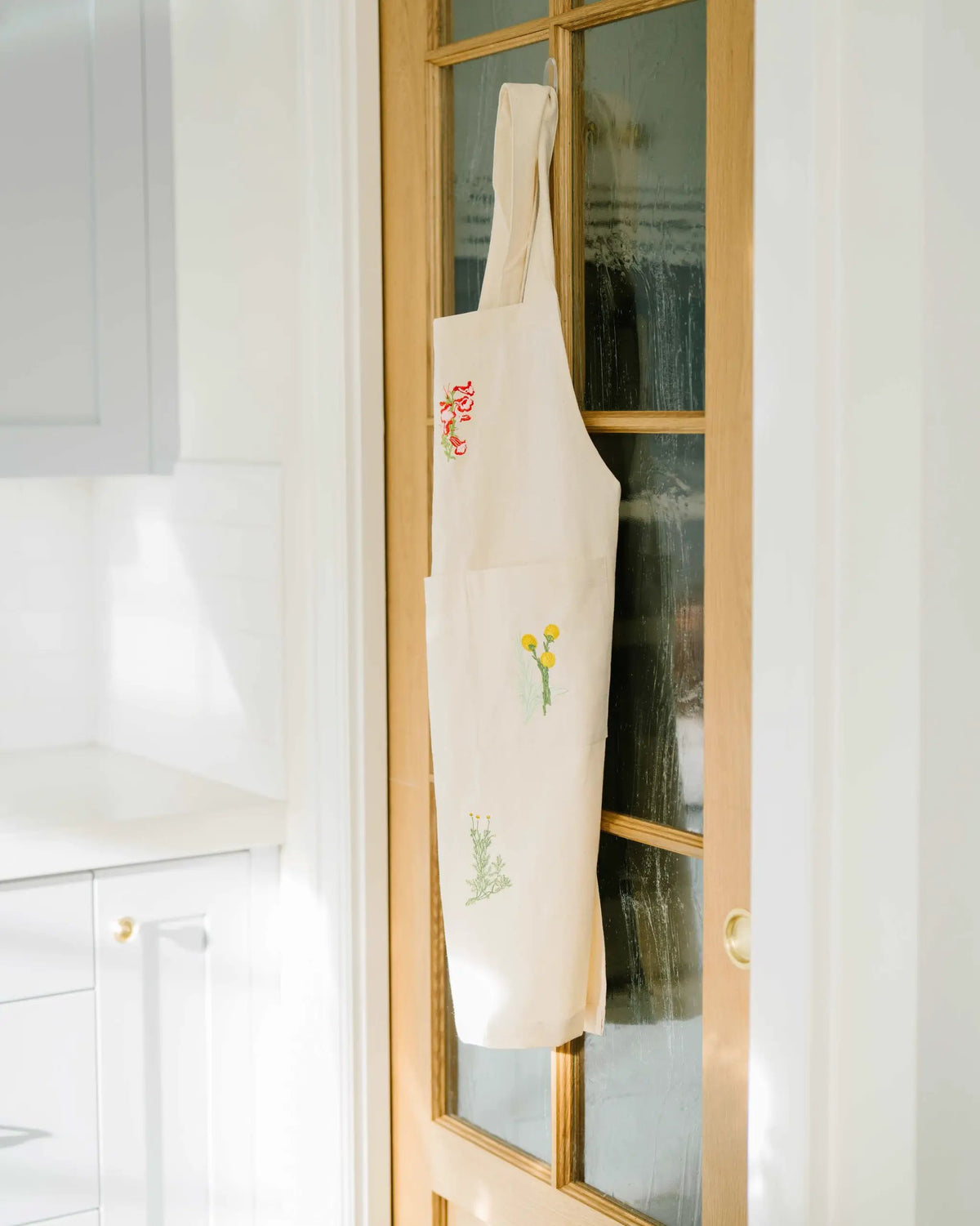Botanical Embroidered Apron, photo 4 of 16