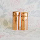 Copper Salt & Pepper Shakers by Galley & Fen