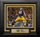 TJ Watt Celebration Pittsburgh Steelers 8" x 10" Framed Football Photo by Dynasty Sports & Framing