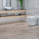 Silver Mystique Honed Marble Tile
