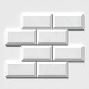 Alpina White Polished Subway Marble Tile