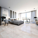 Delicate Beige Polished Marble Tile