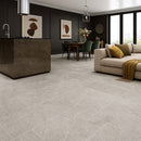 Sky Blue Textured Marble Tile