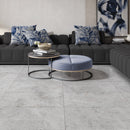 Sky Blue Textured Marble Tile