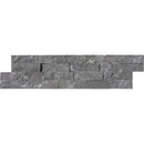 Graphite Black Rock Face Marble Ledger Panel