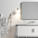 Blanco Real Glossy Subway Ceramic Tile