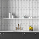 Blanco Real Glossy Subway Ceramic Tile