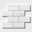Bianco Dolomiti Polished Subway Marble Tile