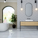 Bianco Dolomiti Polished Marble Tile