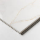 Fusion White Honed Marble Tile