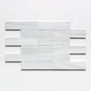 Silver Sky Fine Textured Subway Marble Tile