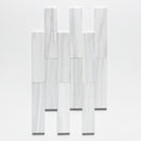 Silver Sky Fine Textured Subway Marble Tile