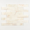Calacatta Cremo Honed Subway Marble Tile