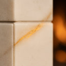 Calacatta Cremo Honed Subway Marble Tile