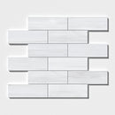 Bianco Dolomiti Honed Subway Marble Tile