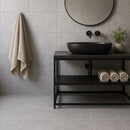 Bardiglio Light Honed Marble Tile