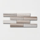 Silver Sky Polished Subway Marble Tile