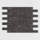 Nero Honed Subway Marble Tile