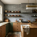 Nero Fine Textured Subway Marble Tile