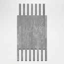 Iris Black Fine Textured Plank Marble Tile