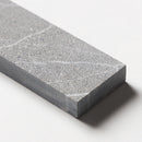 Iris Black Fine Textured Plank Marble Tile