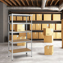 71 inch Heavy Duty Steel Adjustable 5 Level Storage Shelves