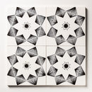 Black Diamonds Glossy Ceramic Tile