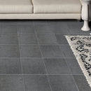 Premium Absolute Black Flamed Granite Tile