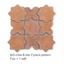 Rustic Cotto Natural Cross Terracotta Tile