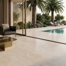 Vanilla Shadow Leather Marble Pavers
