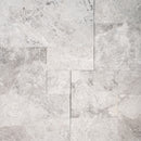 Wynwood Gray Brushed French Pattern Marble Pavers