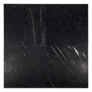 Black, Carrara T Honed Checkerboard Pattern Marble Tile