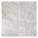Black, Carrara T Honed Checkerboard Pattern Marble Tile