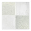 Carrara T, Ming Green Polished Checkerboard Marble Tile