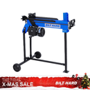 BILT HARD 6.5-Ton Electric Hydraulic Log Splitter with Stand – 15Amp Motor, Splits Logs up to 20.5", Perfect for Seniors & Home Use