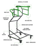 TopLift Pro V2.0 - Hardtop Removal & Storage Tool for Jeep Wrangler and Ford Bronco by TopLift Pros