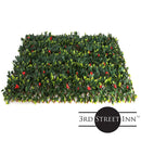 Red Rose Rattan Greenery Trellis