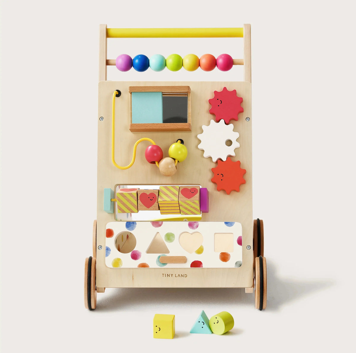 Tiny Land® Premium Natural Wooden Activity Walker, photo 10 of 10