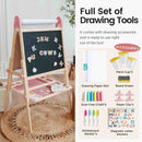 Tiny Land® Pink Magnitales Easel & Paper Roll Set