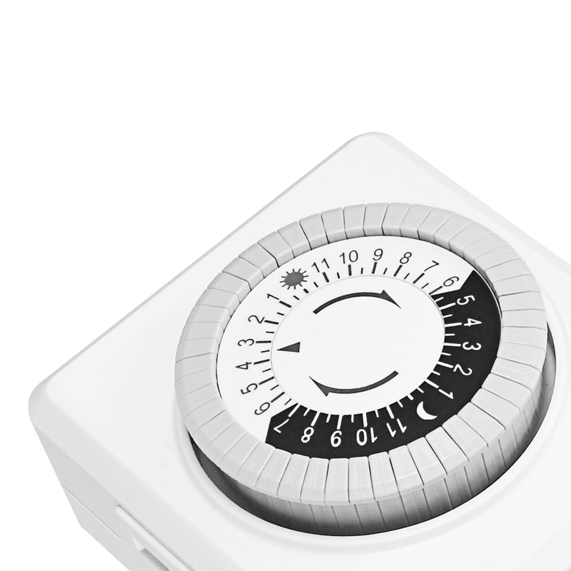 TM02 Plug In Timer Indoor Mechanical Clock for Garden Lights Transformers 24 Hour, photo 2 of 6